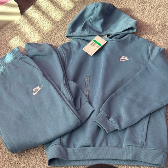 Nike Other - Nike Light Blue Hoodie and Sweatpants Set